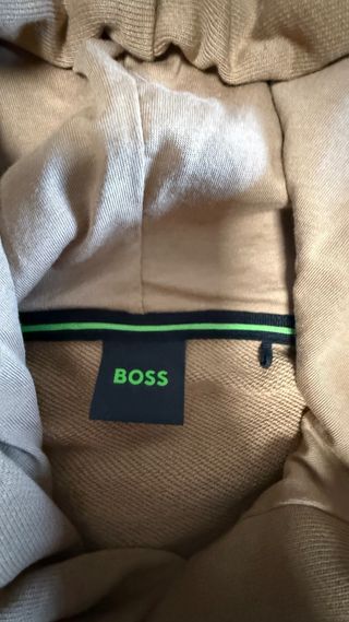 Sudadera Boss Marrón con Logo