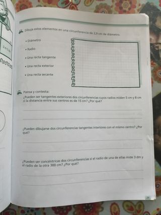 Cuaderno de matemáticas para Primaria.