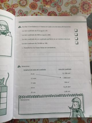 Cuaderno de matemáticas para Primaria.