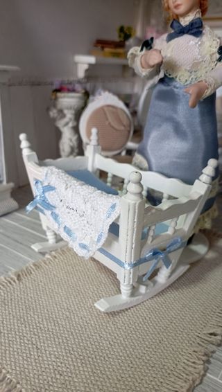Culla miniatura Dollhouse scala 1:12