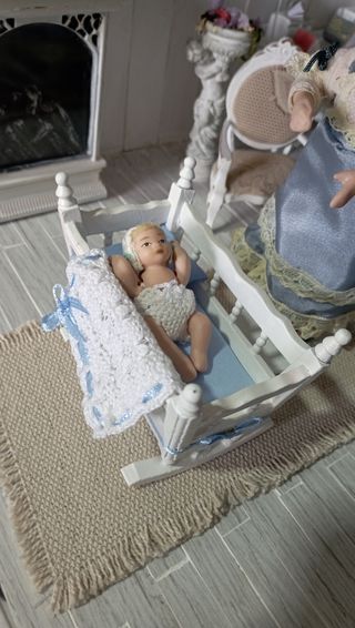 Culla miniatura Dollhouse scala 1:12