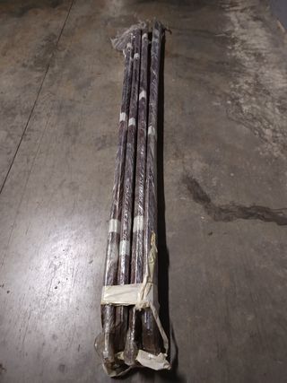 Puerta doble madera cristal biselado. 2,01x87,555