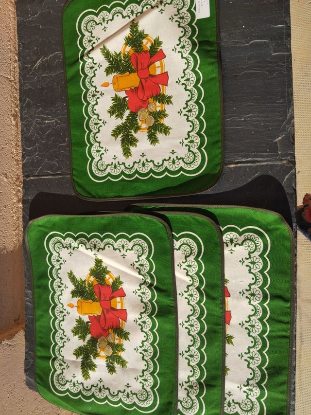 4 tovagliette natalizie individuali