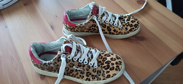 Zapatillas Pepe Jeans Talla 38 Animal Print