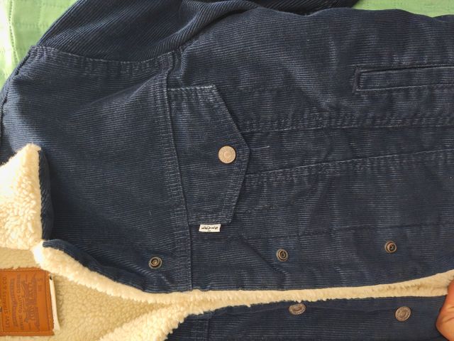 Giacca Levis Sherpa Blu unisex