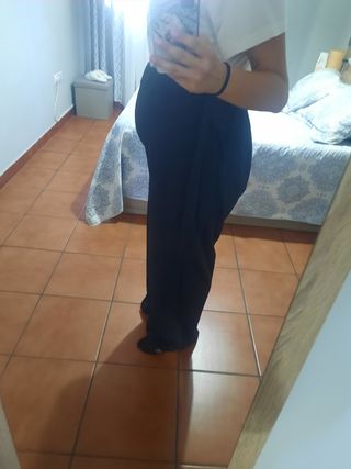 Pantalones premamá negros