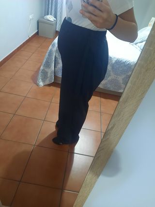 Pantalones premamá negros