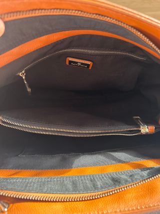 Bolso Gloria Ortiz Marrón Piel Acolchado