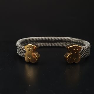 Pulsera Tous Oso Oro 18kt y Acero