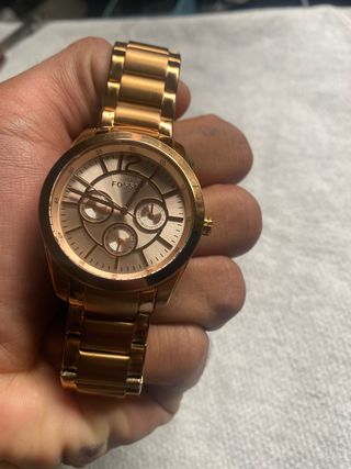 Reloj Fossil Dorado Multifunción BQ7498