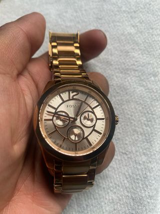 Reloj Fossil Dorado Multifunción BQ7498