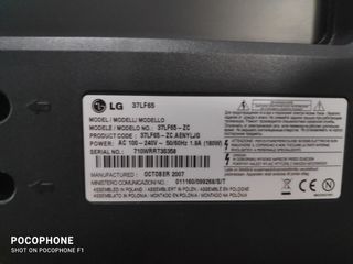 Tele LG 37LF65 82c-46c