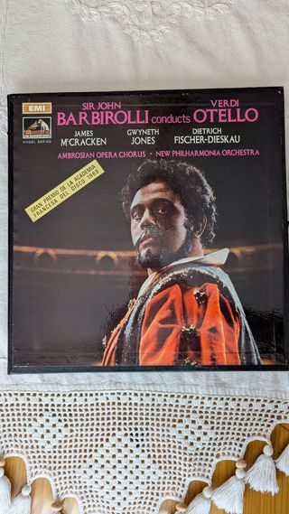 Disco Ópera Verdi Otello EMI Barbirolli