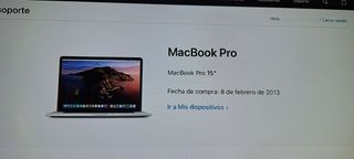 MacBook Pro 2012 Plata