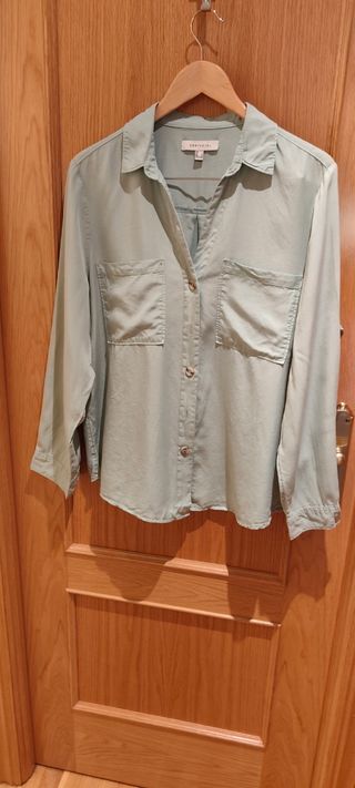 Blusa Cortefiel verde