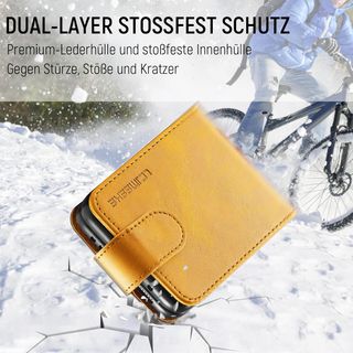✨ - Funda para Samsung Galaxy Z Flip 5 5G Piel Ple