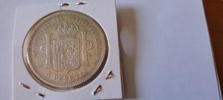 Moneda 5 Pesetas Amadeo I 1871*73 PLATA Escasa