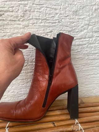 Stivaletti donna pelle cuoio