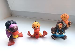 Lote 3 figuras PVC Alfred J Kwak