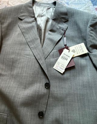 Traje de vestir gris Emilio Tucci