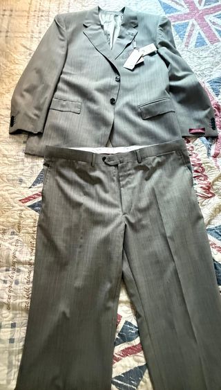 Traje de vestir gris Emilio Tucci