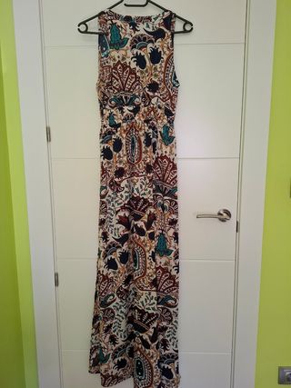 Vestido largo Sfera estampado talla S
