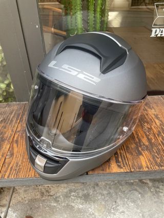 Casco Moto LS2 Talla XS Gris