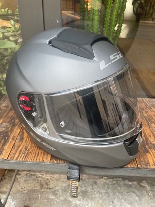 Casco Moto LS2 Talla XS Gris
