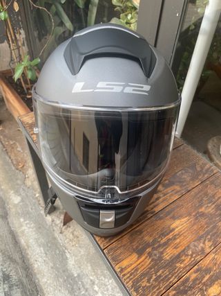 Casco Moto LS2 Talla XS Gris