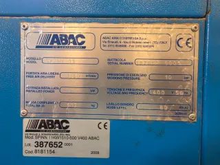 Compresor de tornillo ABAC SPIN 1110