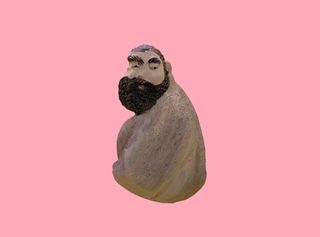 Escultura original gay hombre oso imán nevera