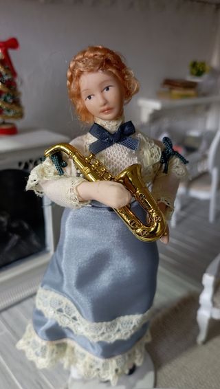 Miniatura Sassofono Dollhouse Scala 1:12