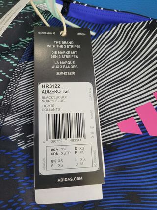 Malla Adidas Adizero Mujer Talla XS