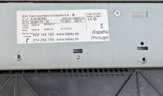 Placa Inducción Balay 3EB917M Repuestos