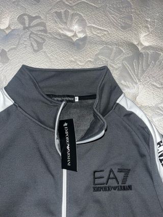 Chándal Emporio Armani Gris/Blanco Talla XL