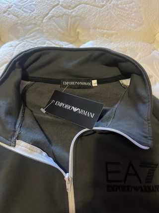 Chándal Emporio Armani Gris/Blanco Talla XL