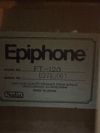 Guitarra Epiphone FT-120 Made in Japan