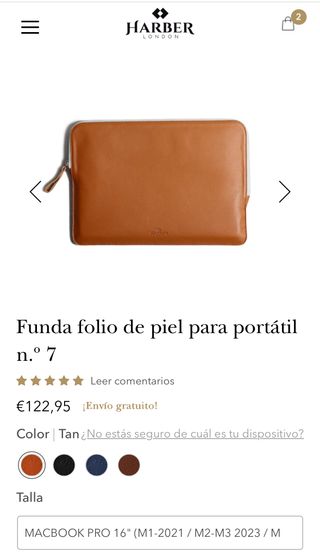 Funda HARBER LONDON Piel Portátil