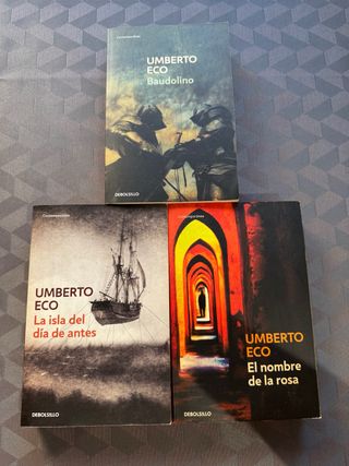Lote 3 novelas Umberto Eco – Debolsillo