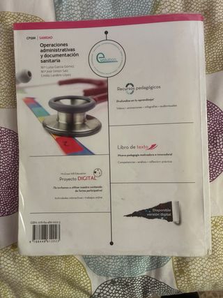 Libro CFGM Sanidad: Operaciones Administrativas