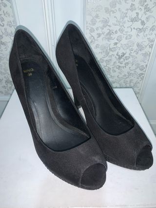 Zapatos de salón Mango negros talla 39
