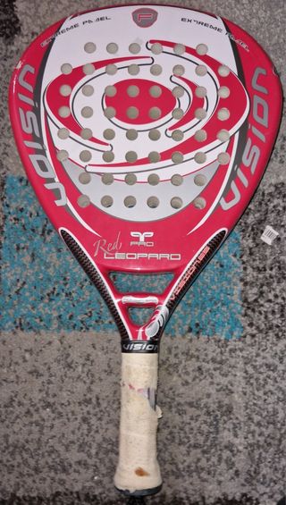 Raqueta Padel Vision Red Leopard Pro