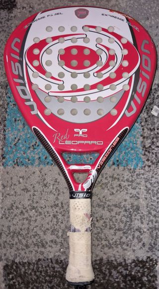 Raqueta Padel Vision Red Leopard Pro