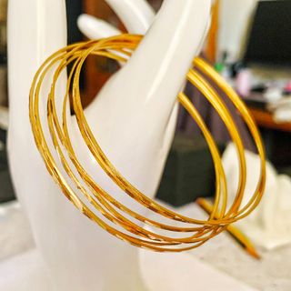 Pulsera de Oro 18 klts. Peso: 19,3 grs. Dama