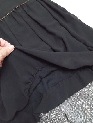 Conjunto Blusa y Pantalón Negro/Gris
