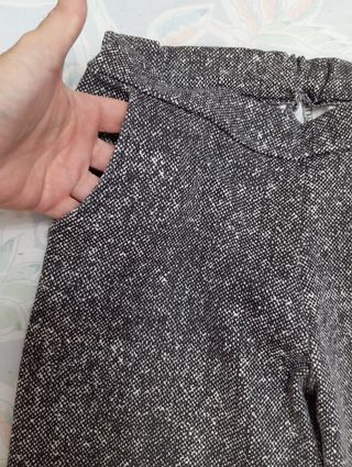 Conjunto Blusa y Pantalón Negro/Gris
