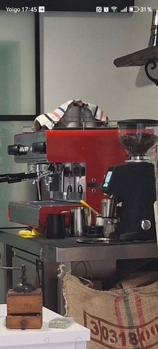 Cafetera Iberital + Molinillo Mahlkönig E65E