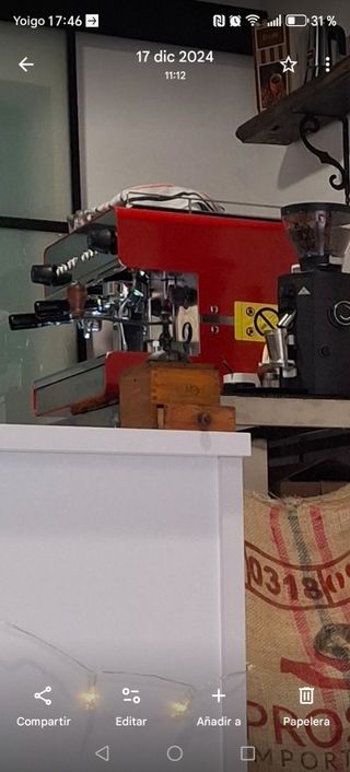 Cafetera Iberital + Molinillo Mahlkönig E65E