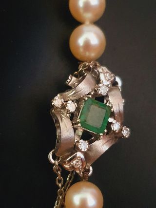 Collar Perlas Cultivadas Cierre 18k