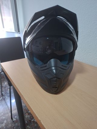 Casco Moto Negro Talla M